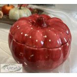 Tök kerámia 11 cm magenta festett