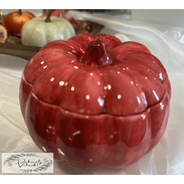 Tök kerámia 11 cm magenta festett