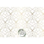 Fotófal bérelhető fehér alapon geometrikus mintás 10.000 Ft/db vinyl