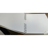 Vendégkönyv 20,5*20,5 cm fehér 30 lapos, masnival guest book