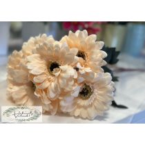 Gerbera csokor  45 cm barack