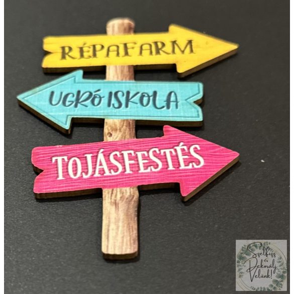 Fa  Húsvéti útjelző tábla 10 cm