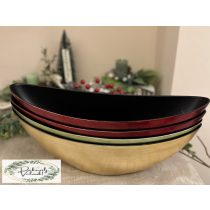 Csónak tál 39*12*13 cm műanyag több szín kaspó