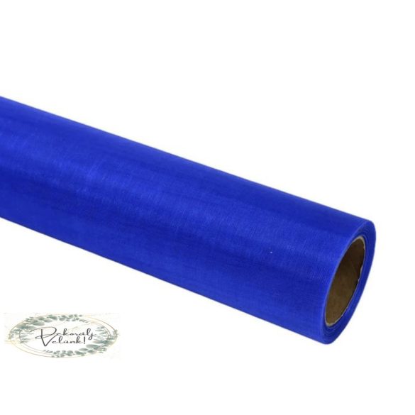 23 cm  * 10 m organza királykék