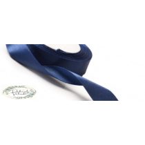 2cm * 22m szatén szalag acél kék