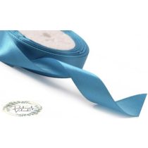2cm * 22m szatén szalag türkiz kék