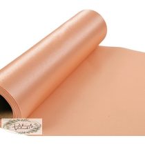 Tekercs15cm*10m szatén  székmasni anyag barack