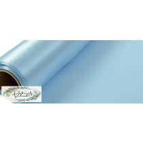 Tekercs15cm*10m szatén  székmasni anyag világos kék