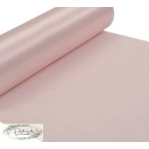   Tekercs 15 cm*10m szatén  székmasni anyag púder rózsaszín