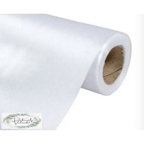 Tekercs 23cm*10m szatén futó fehér 