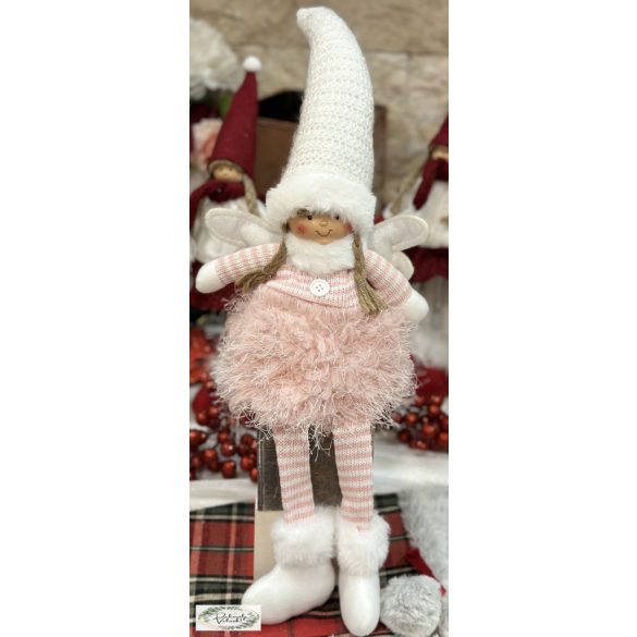 Figura lógólábú tündér LED-es 44 cm  19×15×44 cm_3200