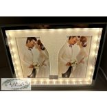 Képkeret 20*15 cm dupla LED 