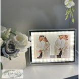 Képkeret 20*15 cm dupla LED 