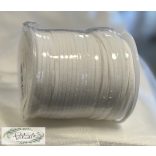 Bőr zsinór szalag zsineg 2,5 mm * 45m fehér