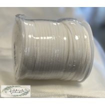 Bőr zsinór szalag zsineg 2,5 mm * 45m fehér