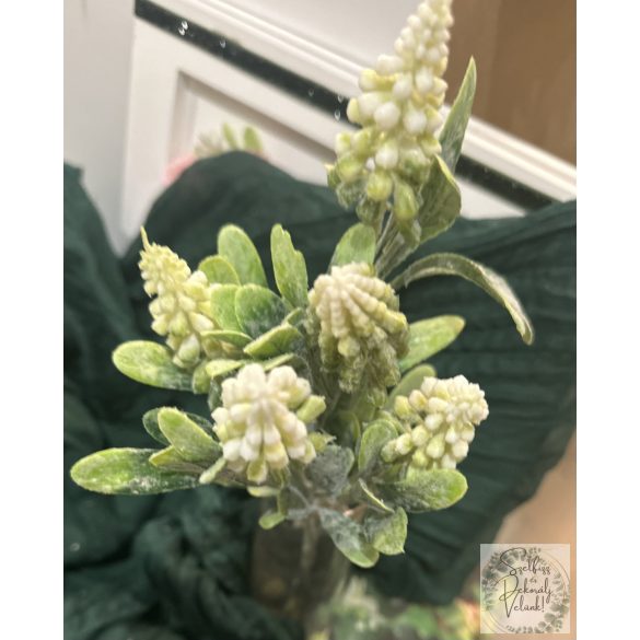 Gyöngyike 5 fejű fehér 32 cm