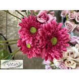 Gerbera ,36 cm,fej: 9 cm pink ciklámen