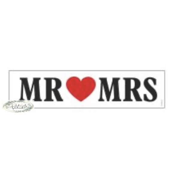 Rendszámtábla Mr & Mrs