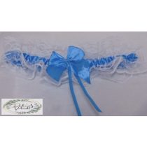  Combcsipke türkiz kék szalaggal harisnyakötő valami kék a menyasszonynak