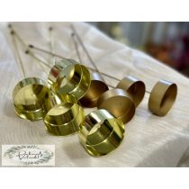   Gyertyatartó pálcán beszúrós mécses 4 db különféle hossz 