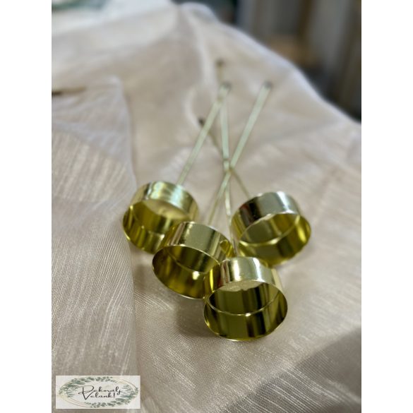 Gyertyatartó pálcán beszúrós mécses 4 db különféle hossz 