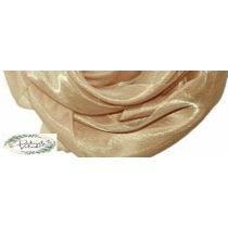 Szatén organza 25cm*10m asztali futó arany 