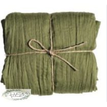 Géz anyag 89 cm * 3 m mohazöld