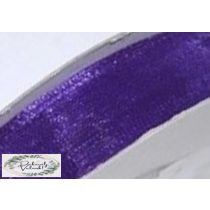 1,5 cm x 22 m organza szalag sötét lila