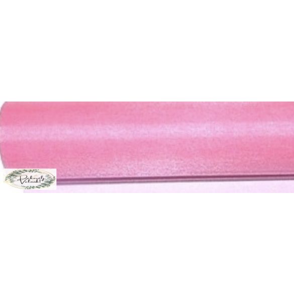 23,5 cm  * 10 m organza sötét rózsaszín