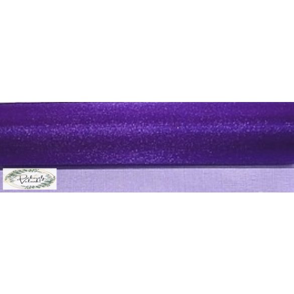 47 cm * 10 m organza sötét lila