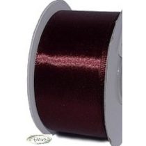 3,8 cm x 22m szatén szalag  burgundi 