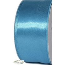3,8 cm x 22m szatén szalag türkizkék