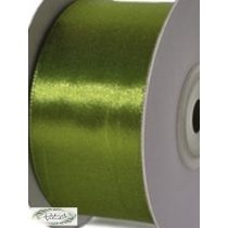 3,8 cm x 22m szatén szalag moha zöld
