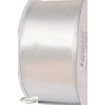 3,8 cm x 22m szatén szalag  pasztell ezüst