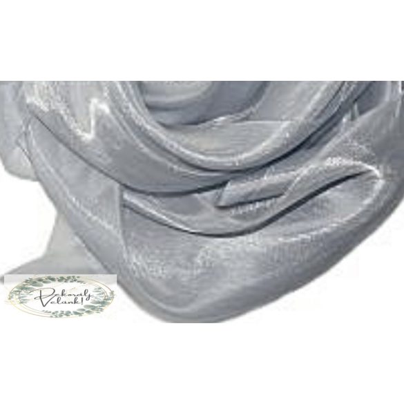 Szatén organza 142cm*10m ezüst