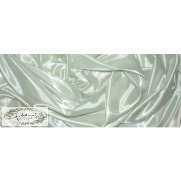 Szatén organza 142cm*10m zsálya, világos menta
