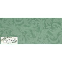   30cm x 10m vetex 3D anyag inda mintás vintage zöld zsálya világos menta