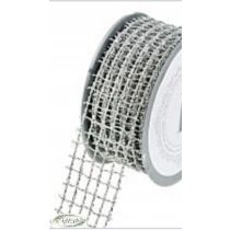 5cm x 10m háló metál ezüst 