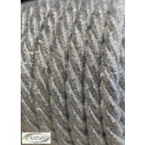 5mm x 5m zsinór fényes,metál, ezüst