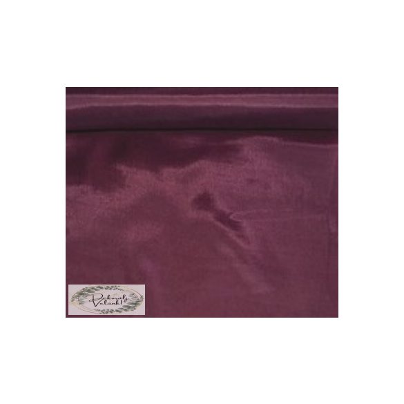 Taft dekorselyem tekercs 25cm*10m burgundi vörös