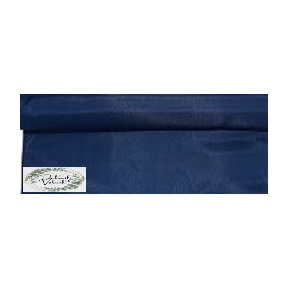 Taft dekorselyem tekercs 25cm*10m sötétkék 