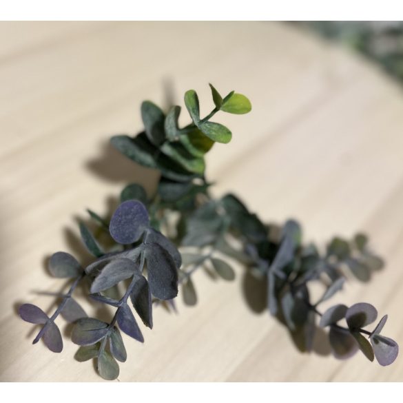 Eukaliptusz csokor 5 szál, 34 cm, lilás zöldes