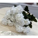 Hortenzia labdácskák  31 cm fehér