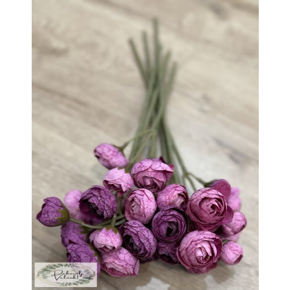 Boglárka köteg 36 db, virág, 9 szál , hossz : 30 cm magenta