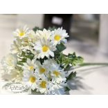 Margaréta csokor fehér 5 szál 26 cm mű