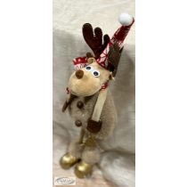   Figura álló rénszarvas fenyővel a kezében karácsony advent_1650