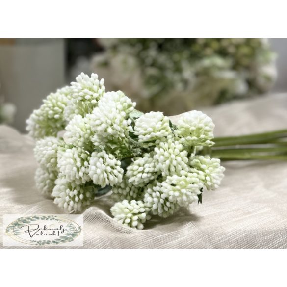 Szamárkenyér köteg 9 ágú fehér 26 cm
