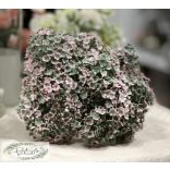 Selyemvirág csokor 16 cm rózsaszín pasztell , 10 db van egy csomagban