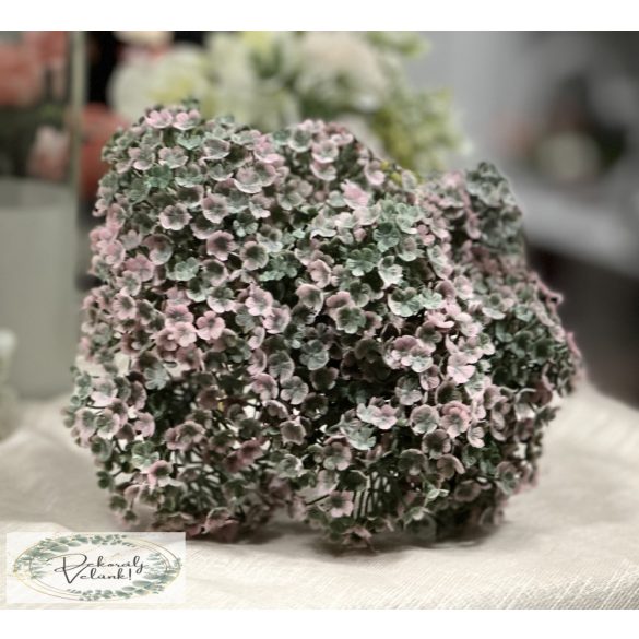 Selyemvirág csokor 16 cm rózsaszín pasztell , 10 db van egy csomagban