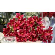 Liliom 5 fej 33 cm pink magenta